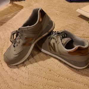 New Balance shoes, grey, size 9 women's